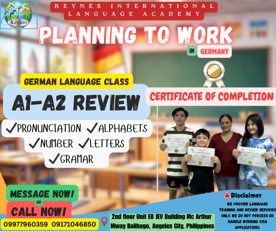 German Language Class A1 to B2